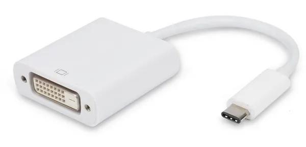 מתאם TYPE C זכר ל  DVI