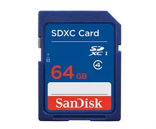 זכרון 64 גיגה סאן דיסק  SDXC  64GB