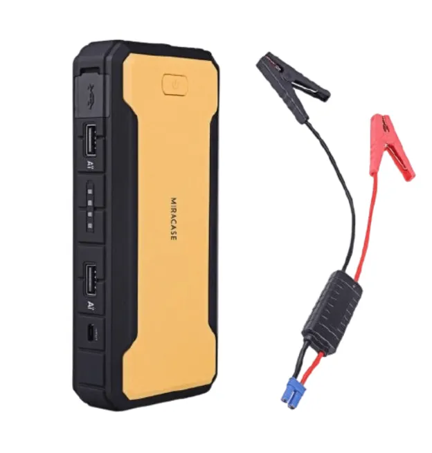 סוללת גיבוי  להתנעת הרכב Miracase 12000mAh PowerBank USB