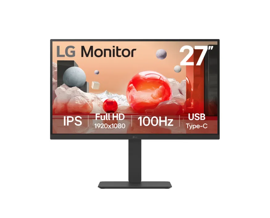 מסך מקצועי LG 27BA650-B FHD 100Hz IPS