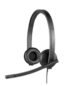 אוזניות חוטיות סטריאו Logitech USB-C eH570